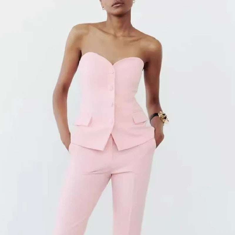 Authentique Pink Suit Set
