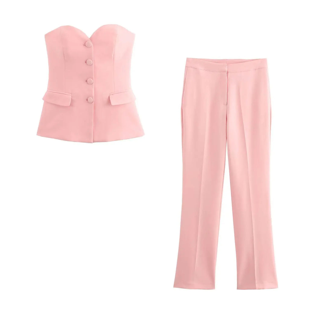 Authentique Pink Suit Set