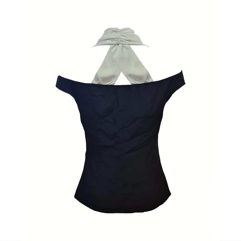 Authentique Elegant Black & White Top
